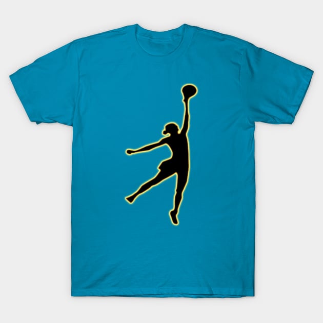 handball logo design T-Shirt by Mens_Passion